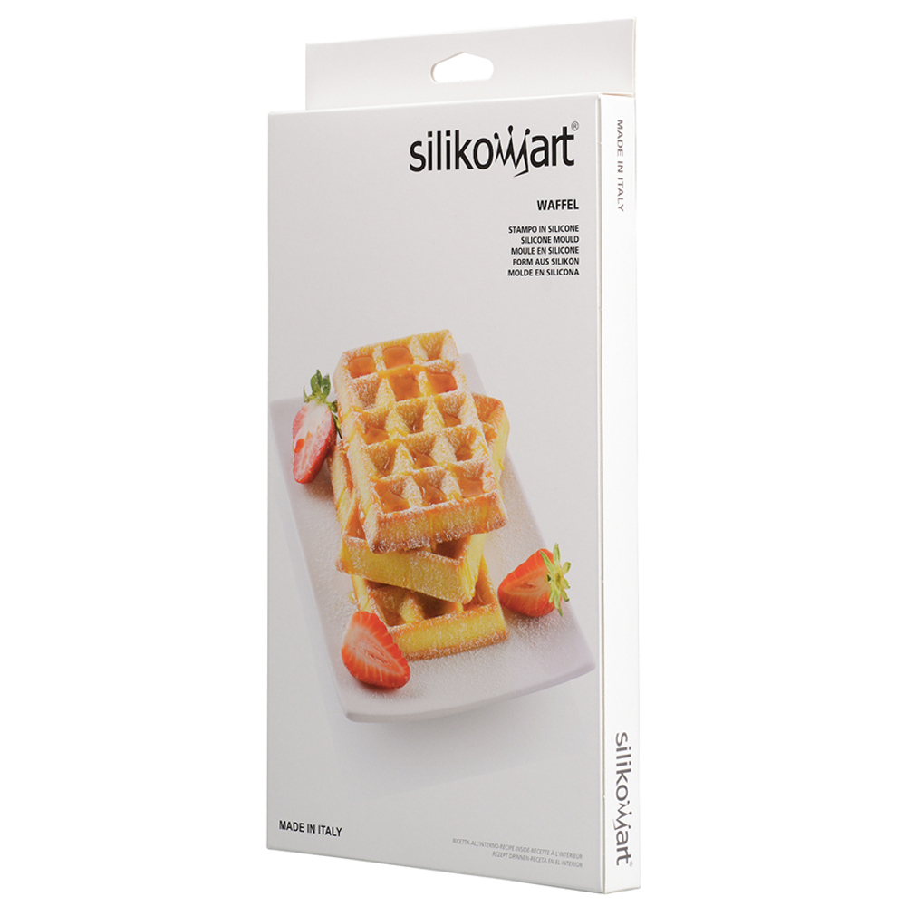 Форма для приготовления вафель waffel classic силиконовая золотая