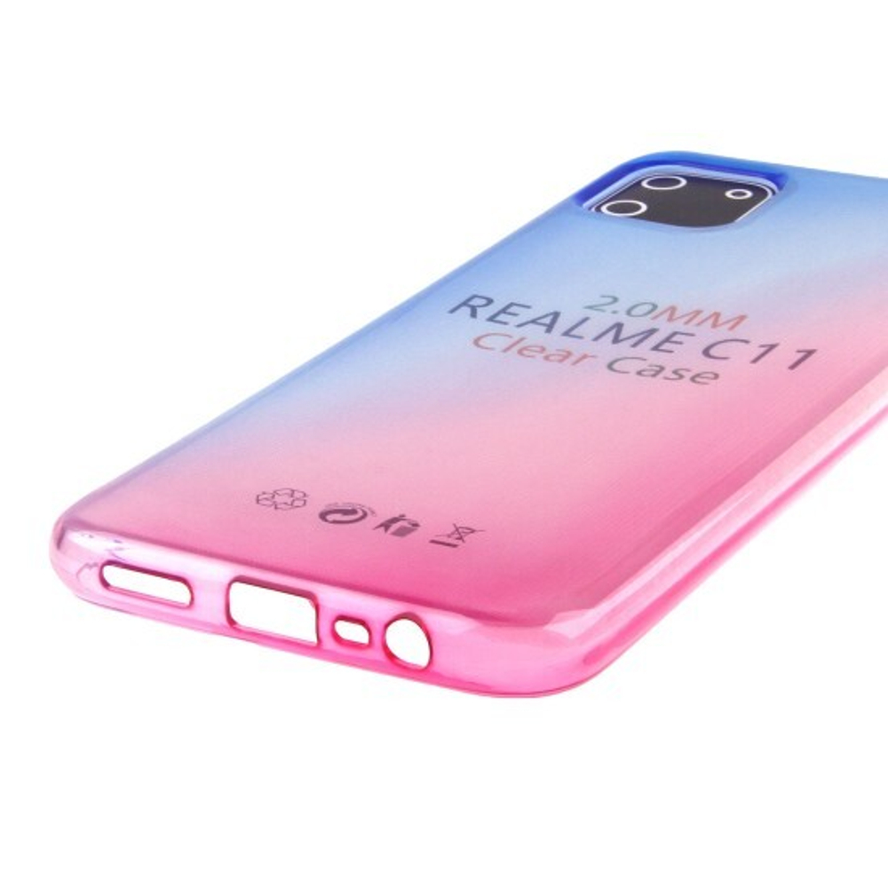 Чехол для Realme C11 Градиент, ТПУ, 012964
