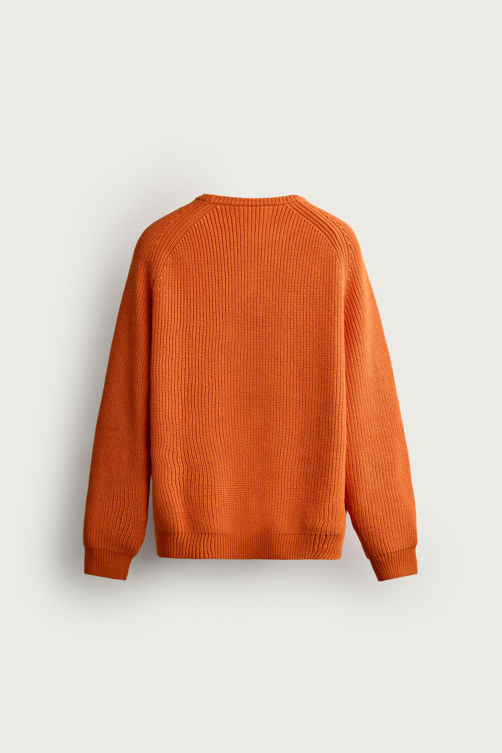 СВИТЕР ИЗ ХЛОПКОВО-ШЕРСТЯНОГО ТРИКОТАЖА — ZARA