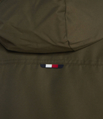 Пуховая куртка ROCKIE NON FUR PARKA Tommy Hilfiger - хаки(MW0MW32779)