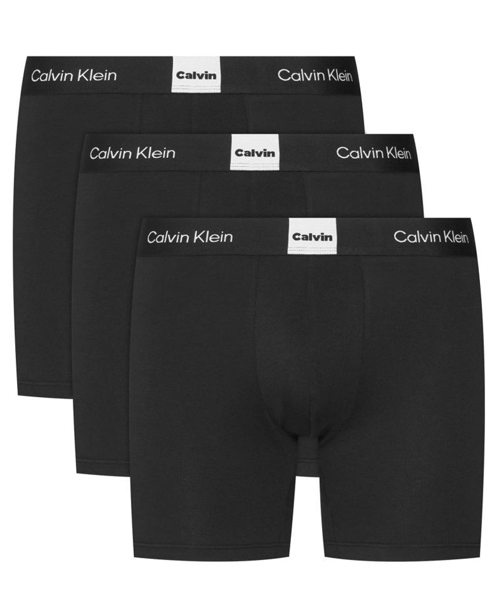 Боксерки теннисные Calvin Klein Icon Logo Graphic Brief 3P - black