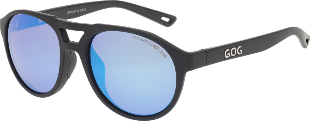 Спортивные очки GOG Nanga / Matt Black / Polarized Reflex White-Blue