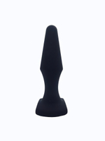 Анальная пробка силиконовая черного цвета без вибрации Onjoy Silicone Collection (Цвет: черный)
