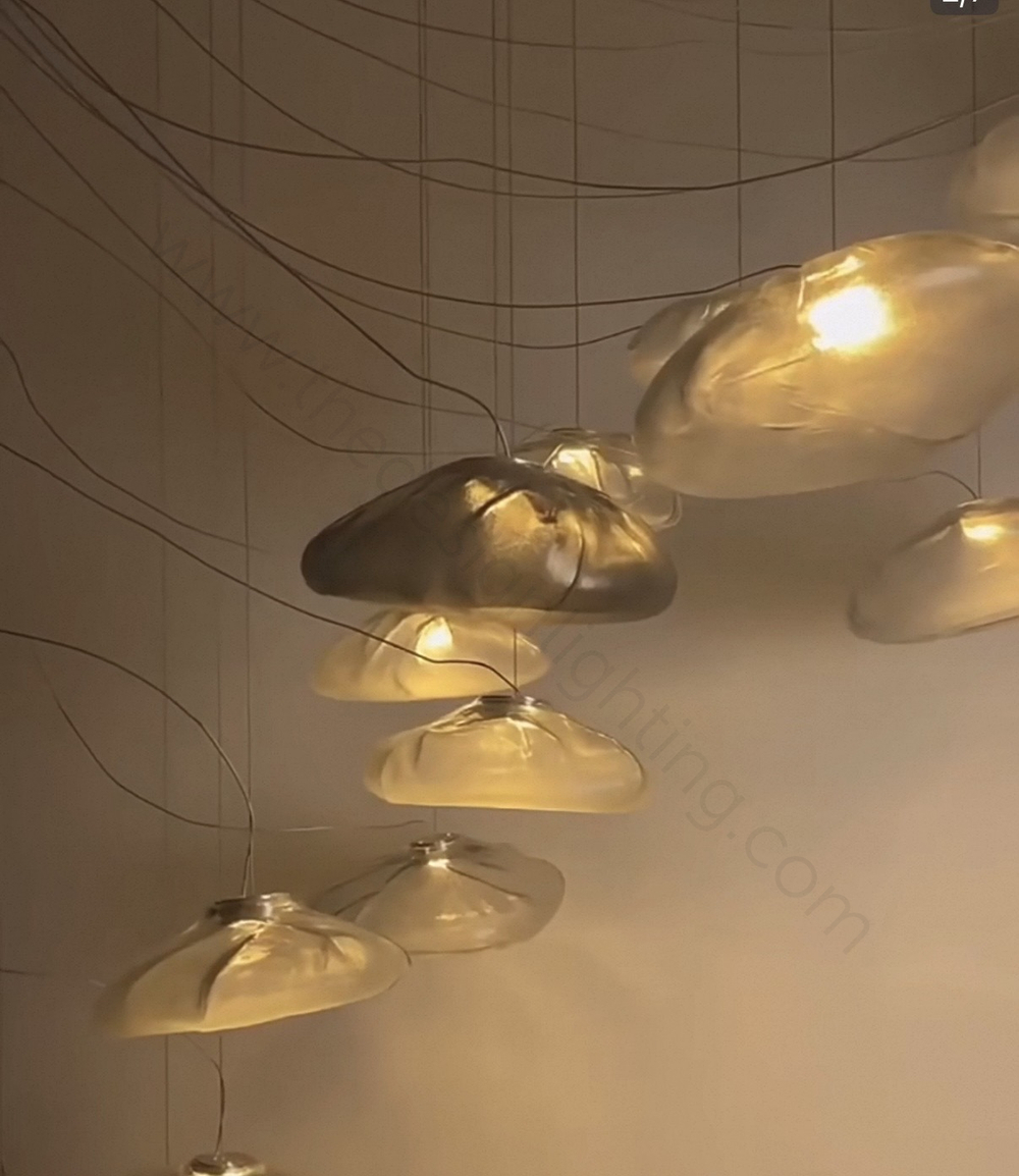 Pendant design lamp 73 by Bocci (Smoky)
