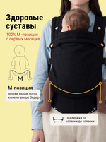 Эргорюкзак для новорожденных слинг рюкзак переноска