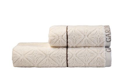 Полотенце 70x140 Garda Decor Ариане бежевое