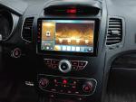 Магнитола для KIA Sorento 2012-2016 (климат на ШГУ) - Kuberg QLed, Android 13, Быстрейшая, CarPlay, SIM-слот