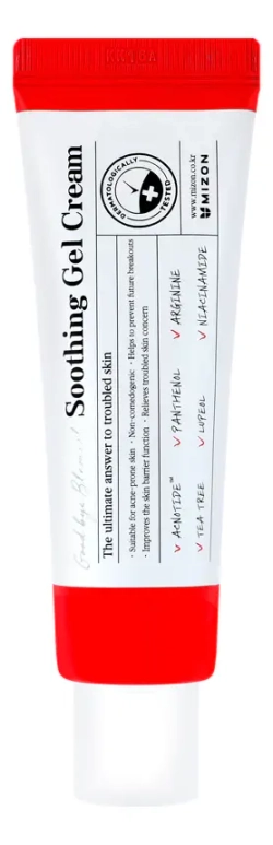 MIZON  Гель для лица - GOOD BYE BLEMISH SOOTHING GEL CREAM, 55мл