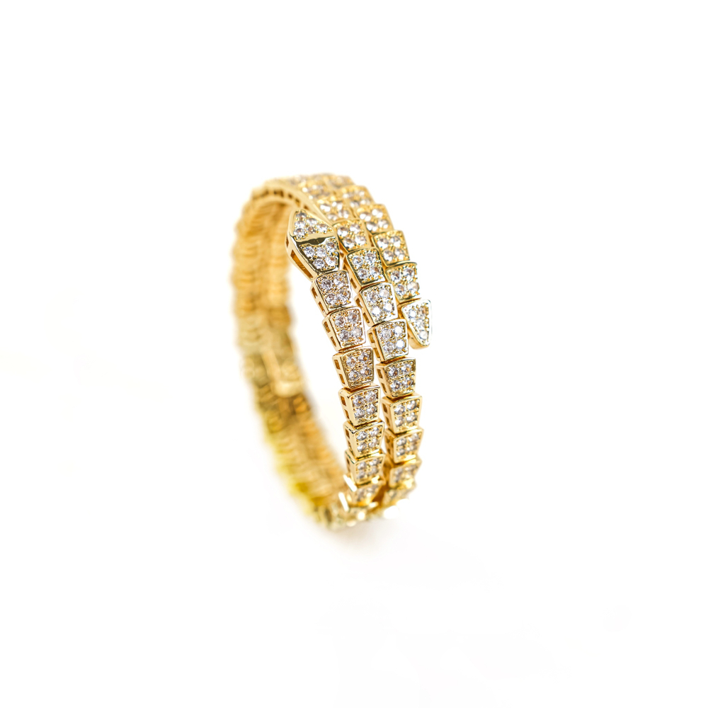 Браслет ЗМЕЯ lemon gold