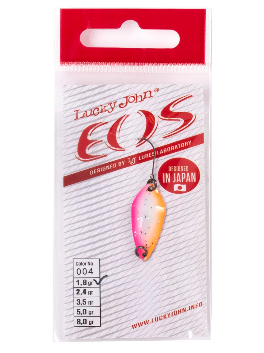 Блесна колеблющаяся Lucky John EOS длина 39мм/5.0г 036
