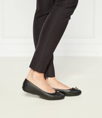 Кожаные балетки LAUREN RALPH LAUREN - черный(802942766)
