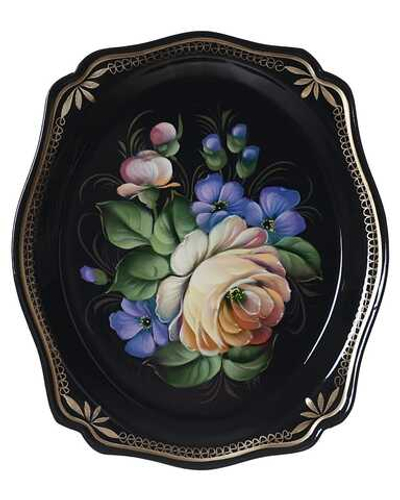 Zhostovo metal tray A3D051026200