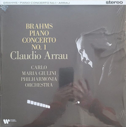 Johannes Brahms, Claudio Arrau, Carlo Maria Giulini, Philharmonia Orchestra — Piano Concerto No.1 (LP)