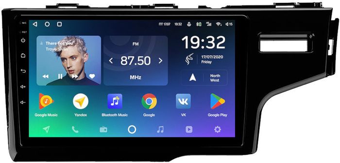 Магнитола для Honda Fit 3 2013-2020 (рамка 9) - Teyes CC2 PLUS монитор 9" QLED, Android 10, Быстрая, SIM-слот