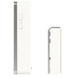 Звонок дверной Intro MP103W беспроводной LED подсветка IP44 150 м белый 38 мелодий | Intro