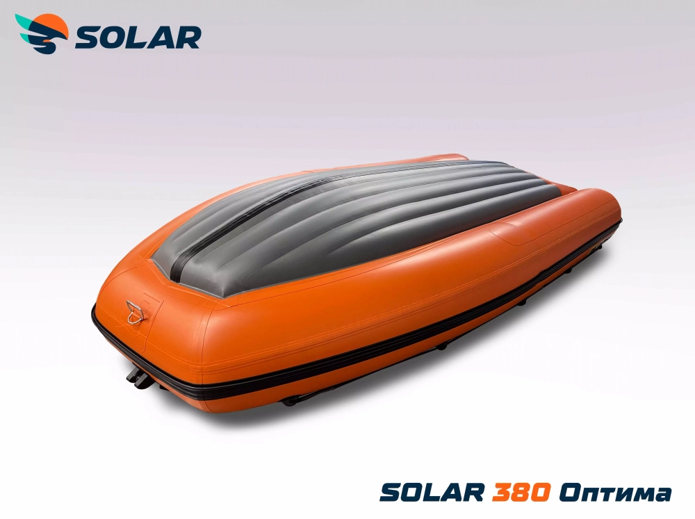 Лодка надувная моторная solar-380 к (оптима)