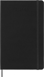 Ежедневник на 2025-2026 гг Moleskine Academic (DHB18DC3) 13х21см, 400 стр. твердая обложка черный