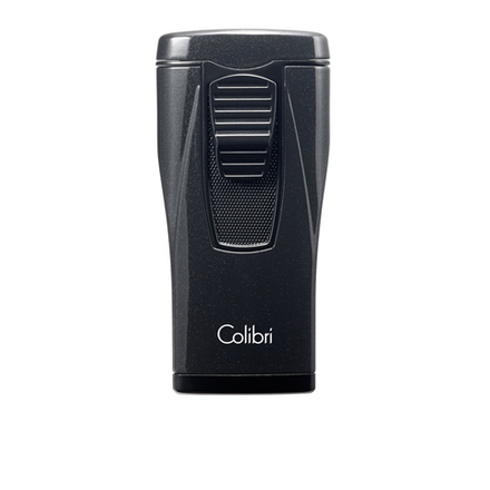 Зажигалка сигарная Colibri Monaco (тройное пламя), черный металлик
