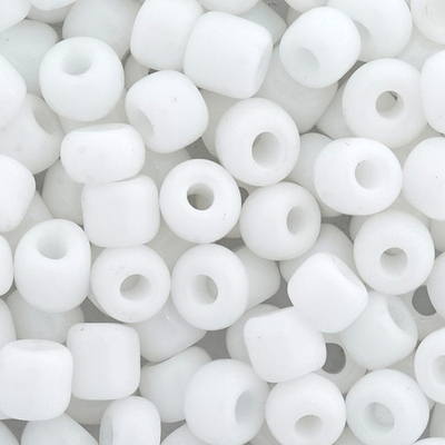 Бисер Astra&Craft 6/0 (4.1 мм), 150 г (10х15 г), цв. 41 белый/непрозрачный