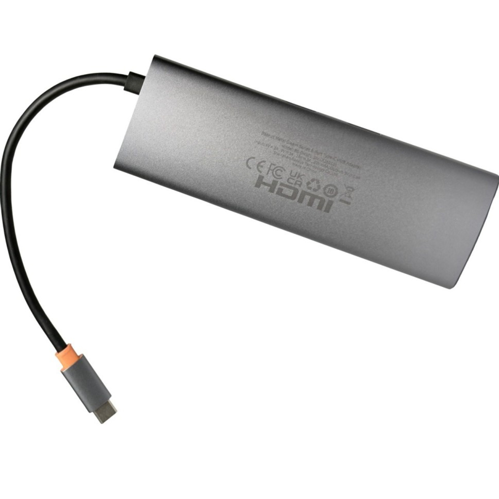 USB-C хаб Baseus StarJoy 8-Port Type-C HUB WKWG080113 серый