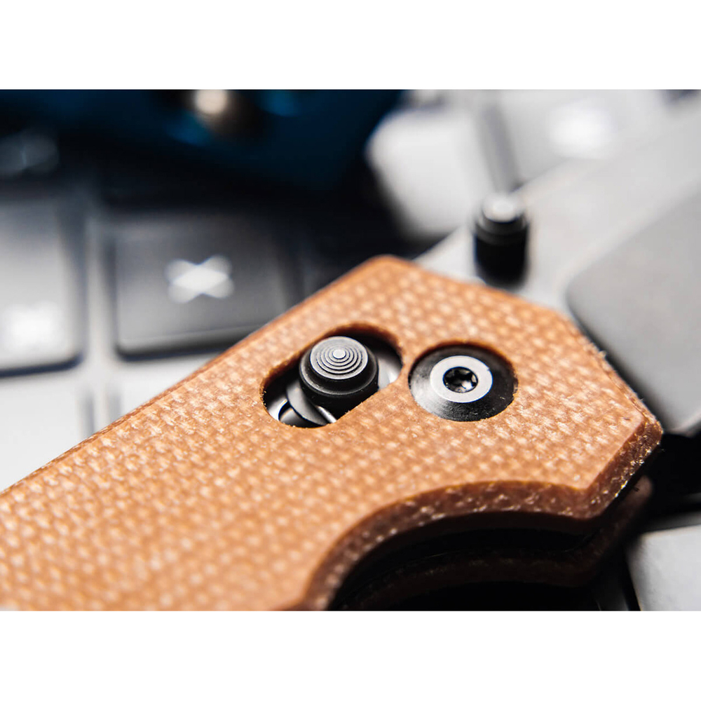 Складной нож Boker Magnum Rockstub Brown Micarta, сталь 440B, 01SC710