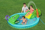 Бассейн детский с горкой BESTWAY, 193х152х74см, 210л