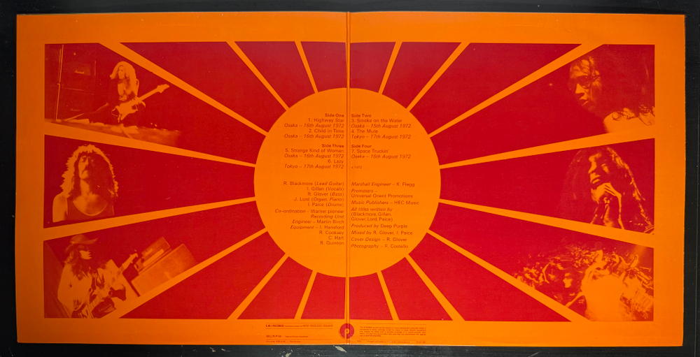 Deep Purple ‎– Made In Japan 2LP (Англия 1973г.)
