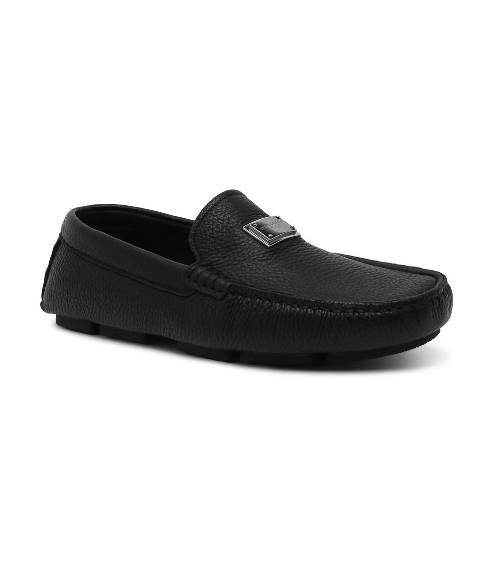 Кожаные мокасины Dolce & Gabbana - черный(A50596 A8034)
