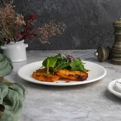 Тарелка d 23 см h2 см без борта белая фарфор P.L. Proff Cuisine [6]