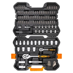 Набор инструментов 115пр. 1/4'', 1/2''(6гр.) ISMA ISMA-41151-5