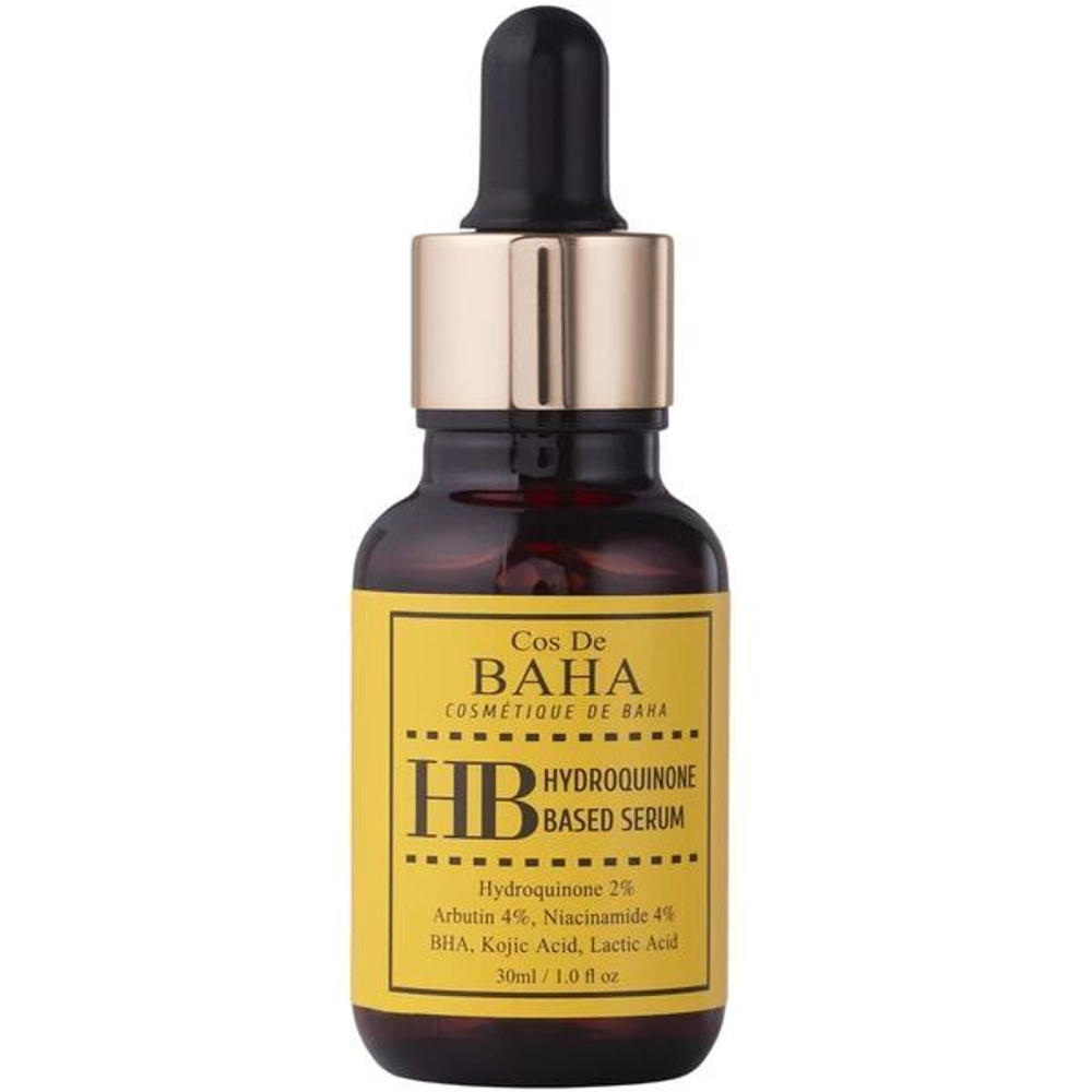 Осветляющая сыворотка с гидрохиноном и кислотами Cos De Baha HB Hydroquinone Brightening, 30мл