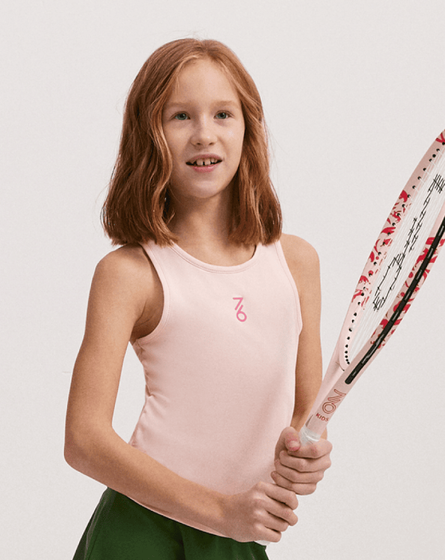 Майка для девочек 7/6 Polya Sleeveless T-shirt - Veiled Pink, арт. GST76-1212