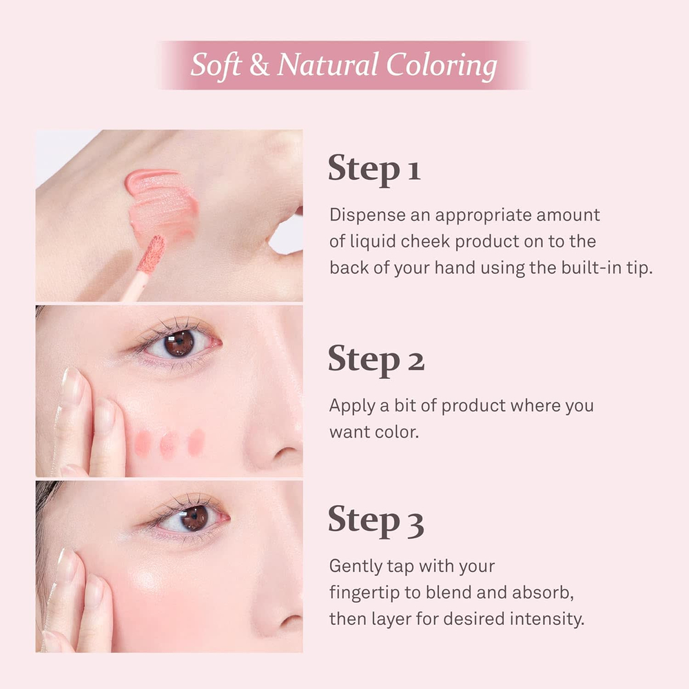 Hince, Dewy Liquid Cheek, LC004, лиловый, 6 мл (0,2 жидк. унции)