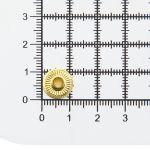 Часть кнопки Альфа (S-образная) ⌀11 мм (D-часть), 520 золото, 100 шт, S090516, BIG