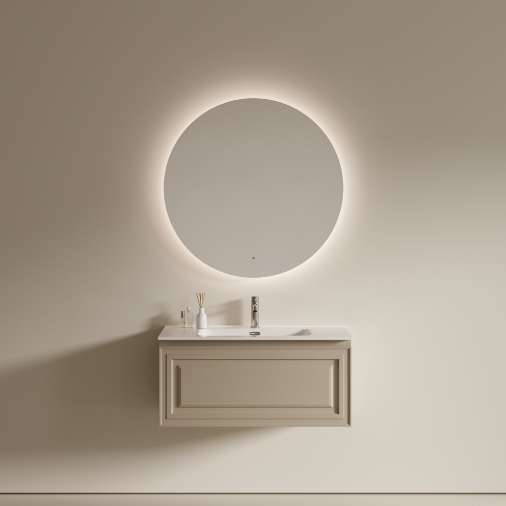 Зеркало для ванной комнаты SANCOS Сфера 2.0 (Сфера (Sfera) 2.0) D900 led подсветка 2700K/4000K/5000K SF2.900