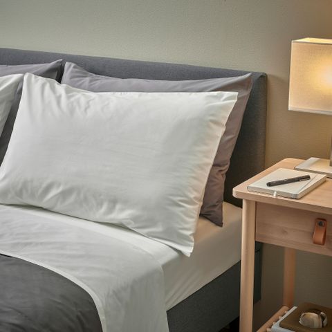 Наволочка IKEA RONNVECKMAL (РОННВЕККМАЛ), Белый, 50х80 см