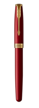 Ручка-роллер Parker Sonnet Red Intense GT1931475, стержень: F, цвет чернил: black, в подарочной упаковке