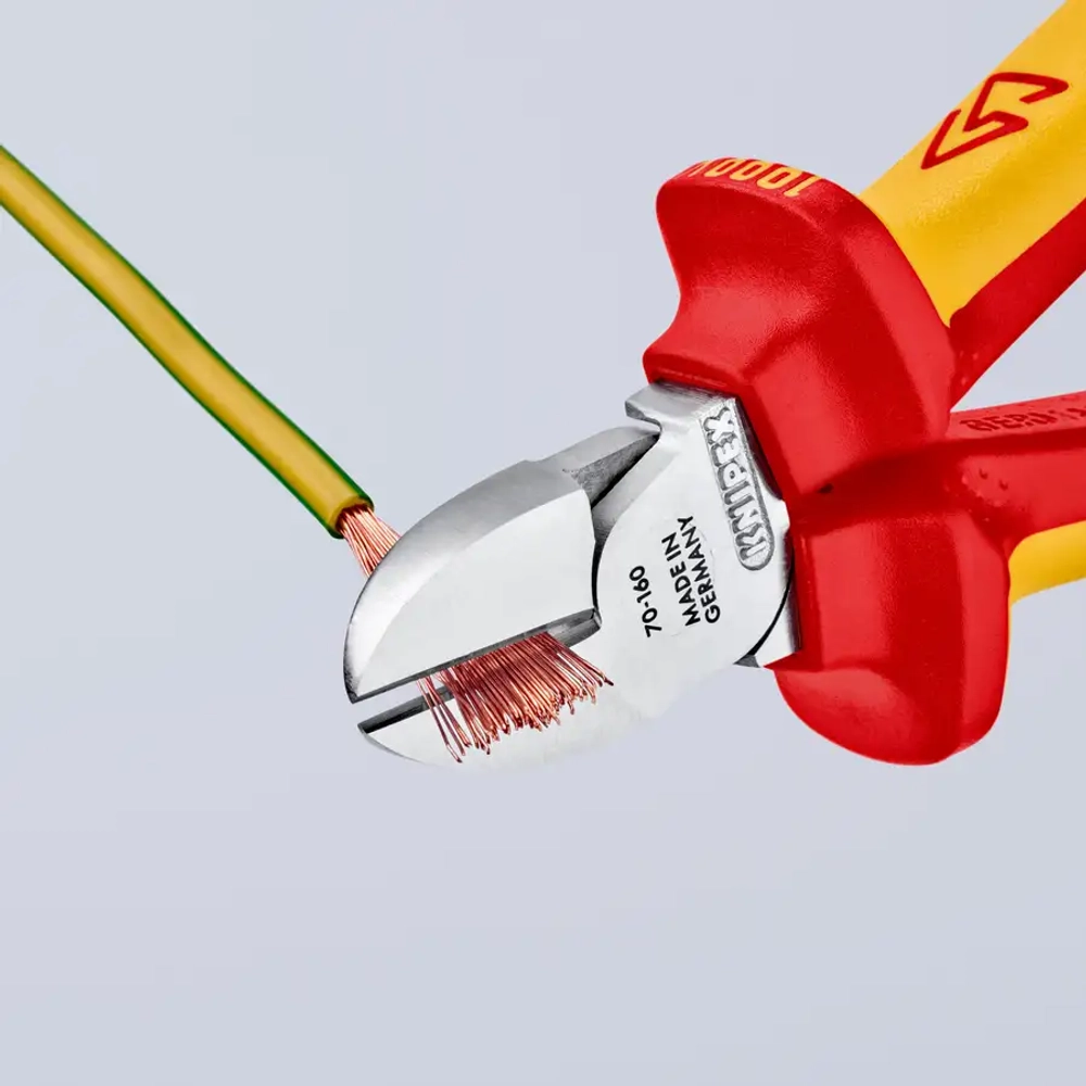 Кусачки боковые хромированные 160 мм Knipex 70 06 160