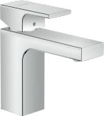 Смеситель для раковин Vernis Shape 100 Hansgrohe со сливным гарнитуром, хром