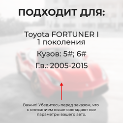 Ремкомплект ограничителей дверей Toyota FORTUNER 5#; 6# (4 двери, тип 1) 2005-2017