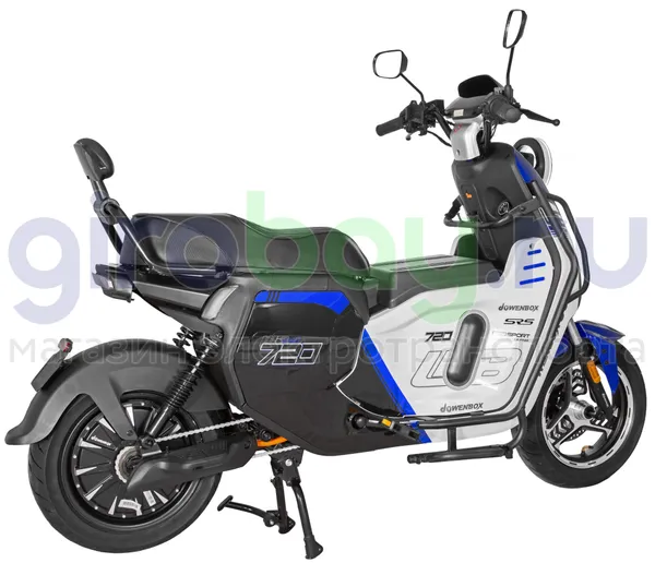 Электроскутер WENBOX U7 2000W (60V/52Ah) - Синий, АКБ LiFePO4 фото №7