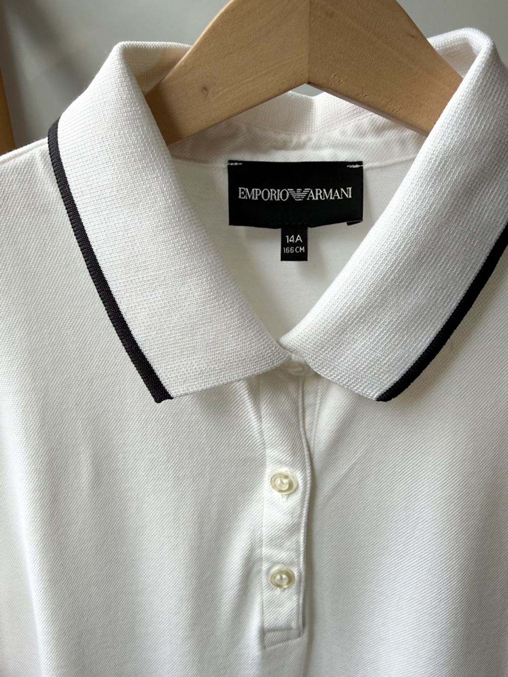 Новое хлопковое платье-поло Emporio Armani, 164
