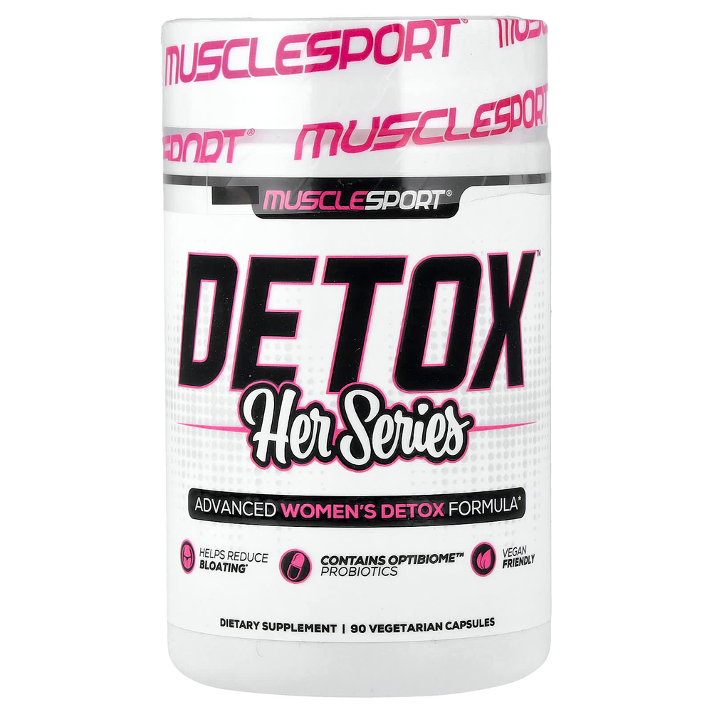 MuscleSport, Her Series, Detox™, 90 вегетарианских капсул
