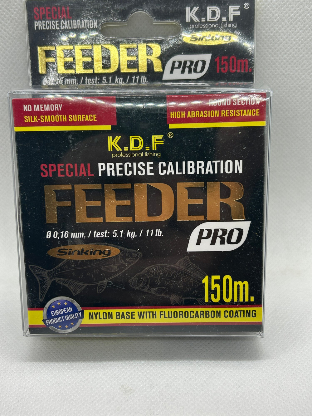 Feeder Pro монофильная леска с покрытием флюрокарбона 0.16 мм