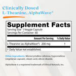 Doctor's Best, L-теанин, AlphaWave®, 200 мг, 60 растительных капсул