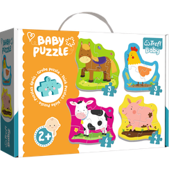 Puzzle "Baby Classic" - Animals on the farm / Trefl Baby