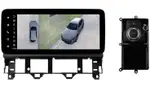 Магнитола для Mazda 6 GG 2002-2007, Atenza (джойстик в комплекте) - Teyes LUX ONE 360 монитор 12.3", Android 10, Быстрая, CarPlay, 4G SIM-слот, 4 камеры в комплекте