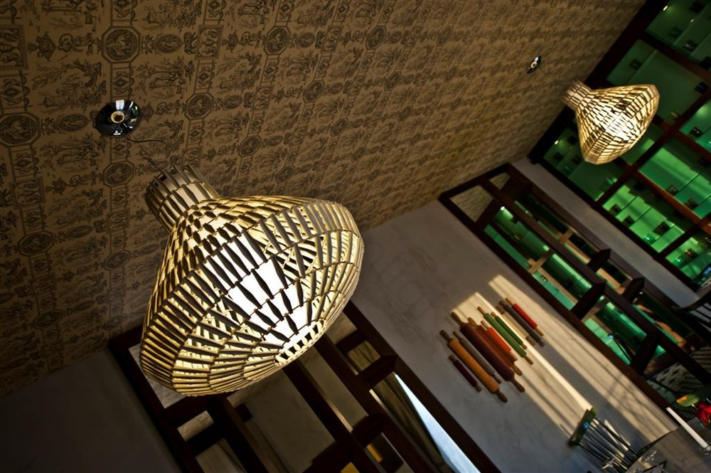 Pendant design lamp  Tropico Bell by Foscarini (Clear)