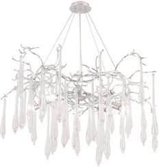 Подвесная люстра Reina REINA SP8 D1000 SILVER PATINA Crystal Lux