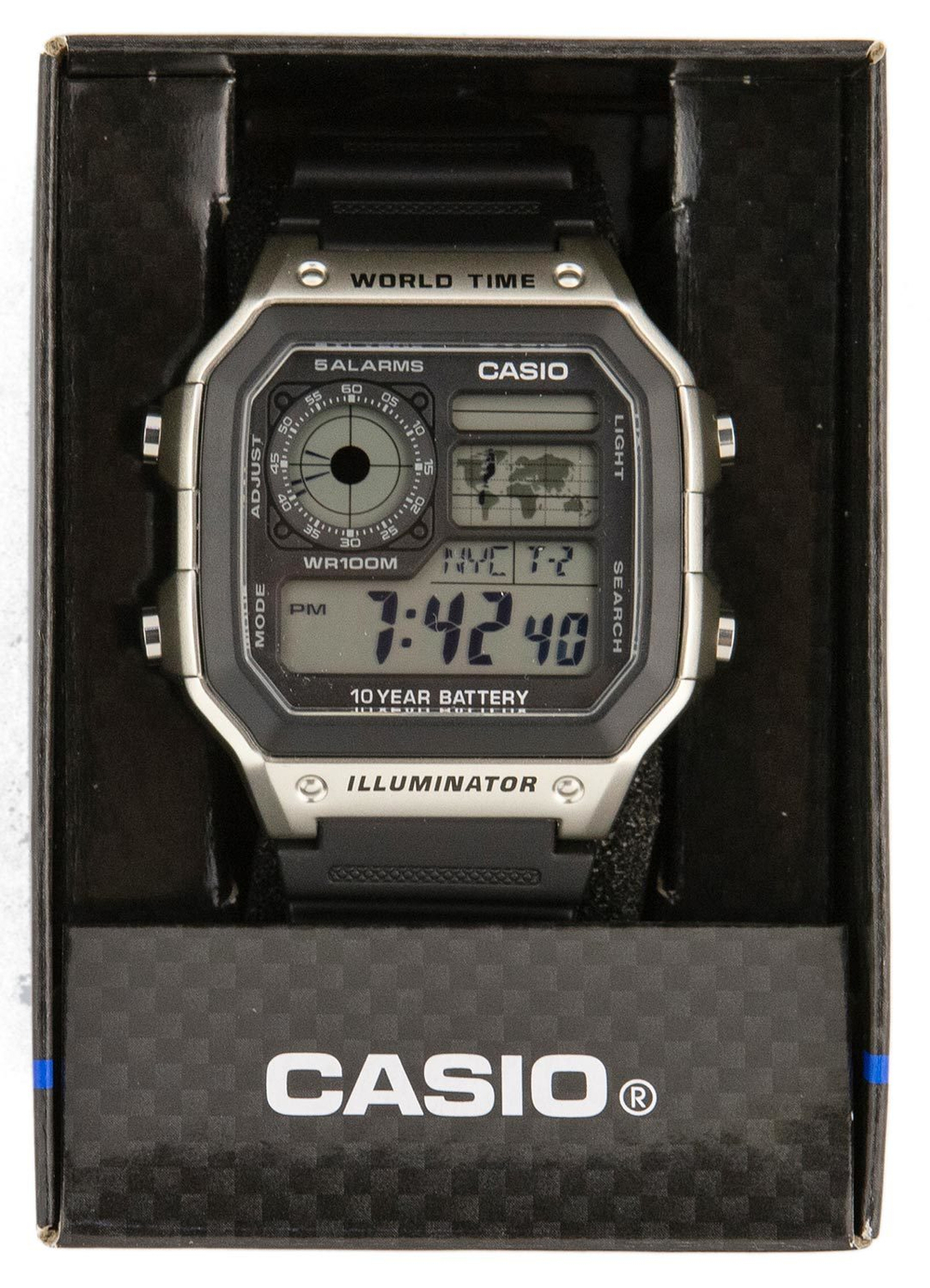 Японские наручные часы Casio Collection AE-1200WH-1CVEF